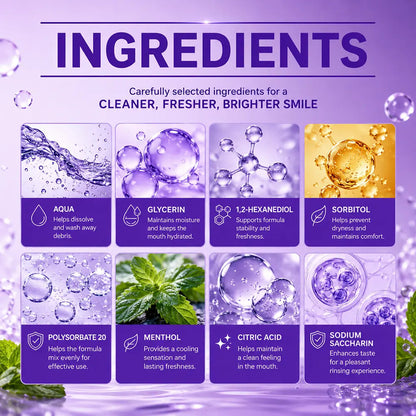 🔥 LAST DAY — Save 60%- Auraqs®Purple Mouthwash
