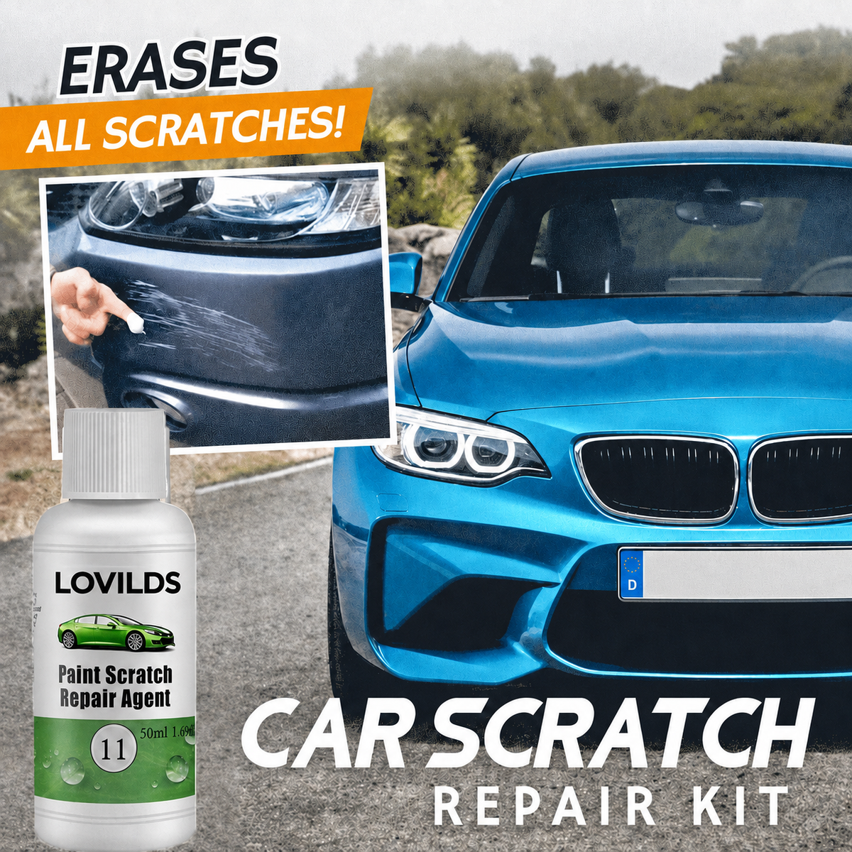 🚗2026 NEW Tech🚗 LOVILDS™ Car Scratch Remover: No Color Selection Needed