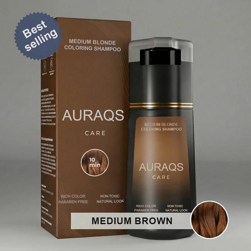AURAQS® Shampoo – Perfect Color in Just 10 Minutes!