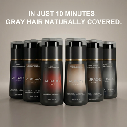 AURAQS® Shampoo – Perfect Color in Just 10 Minutes!