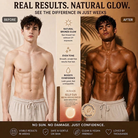 AURAQS®𝐎𝐟𝐟𝐢𝐜𝐢𝐚𝐥 𝐒𝐭𝐨𝐫𝐞 | 🔥Final 2 Hour 76% OFF🔥Transdermal Tanning Patch ⚡ No Sun, No Streaks, Just a Natural Bronze Glow 🌞