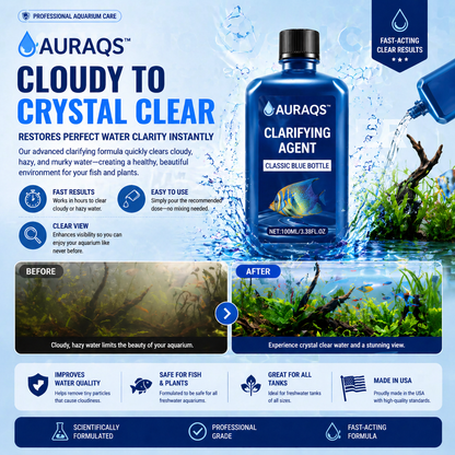 🔥50% OFF 💥AURAQS™Fast-Acting Aquarium Water Clarifier
