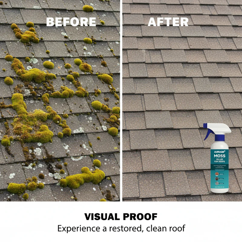 🥳2026 HOT SALE🥳💞50K+ SOLD!🧴🌿 50% OFF! AURAQS®Multi‑Surface Moss Remover – Spray & walk away. Fast action, plant‑safe formula. Works on asphalt, tile & metal. Save your back, save your roof. No more green slime! ✅💚