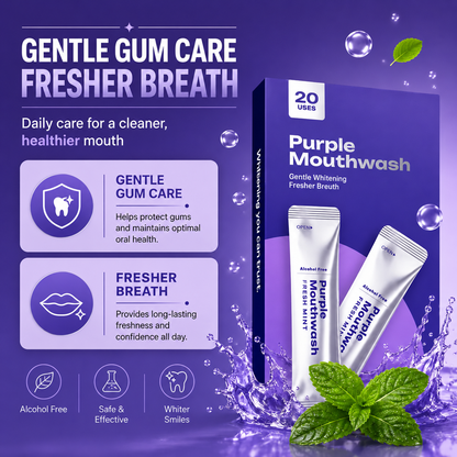 🔥 LAST DAY — Save 60%- Auraqs®Purple Mouthwash