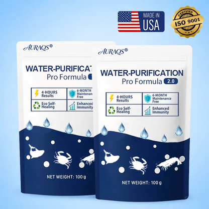 ✨ From Green to Clean Overnight! |⏱️ Clear in 24 Hours! | AURAQS® Water-Purification Pro Formula2.0