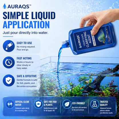 🔥50% OFF 💥AURAQS™Fast-Acting Aquarium Water Clarifier