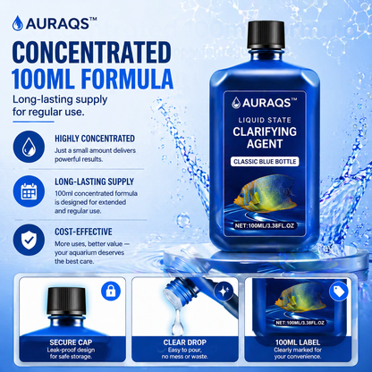 🔥50% OFF 💥AURAQS™Fast-Acting Aquarium Water Clarifier