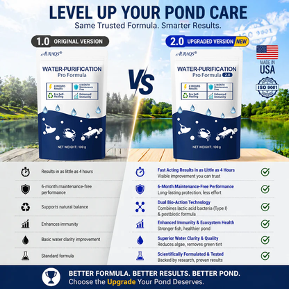✨ From Green to Clean Overnight! |⏱️ Clear in 24 Hours! | AURAQS® Water-Purification Pro Formula2.0