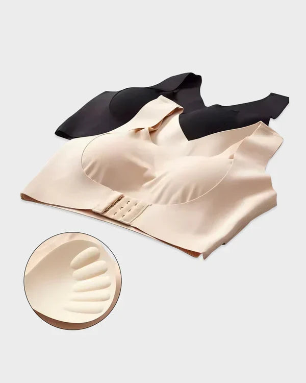 LAST DAY PROMOTION - 50% OFF Front Closure Cross-Back Wireless Posture Bra