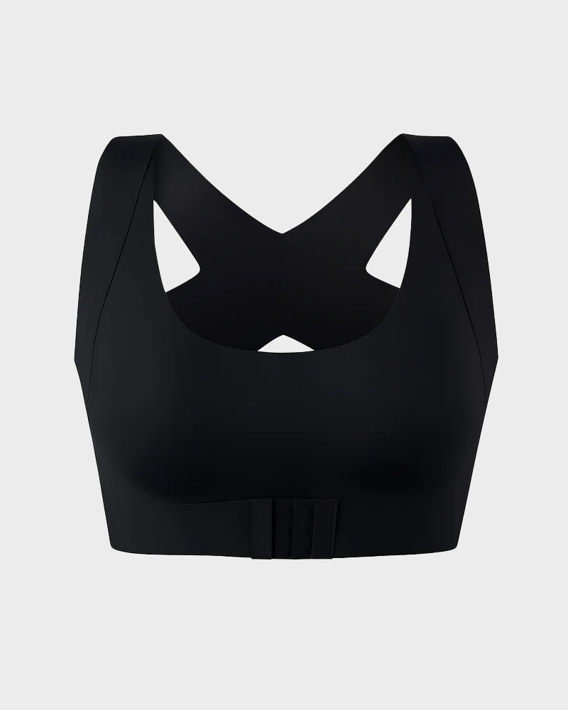 LAST DAY PROMOTION - 50% OFF Front Closure Cross-Back Wireless Posture Bra