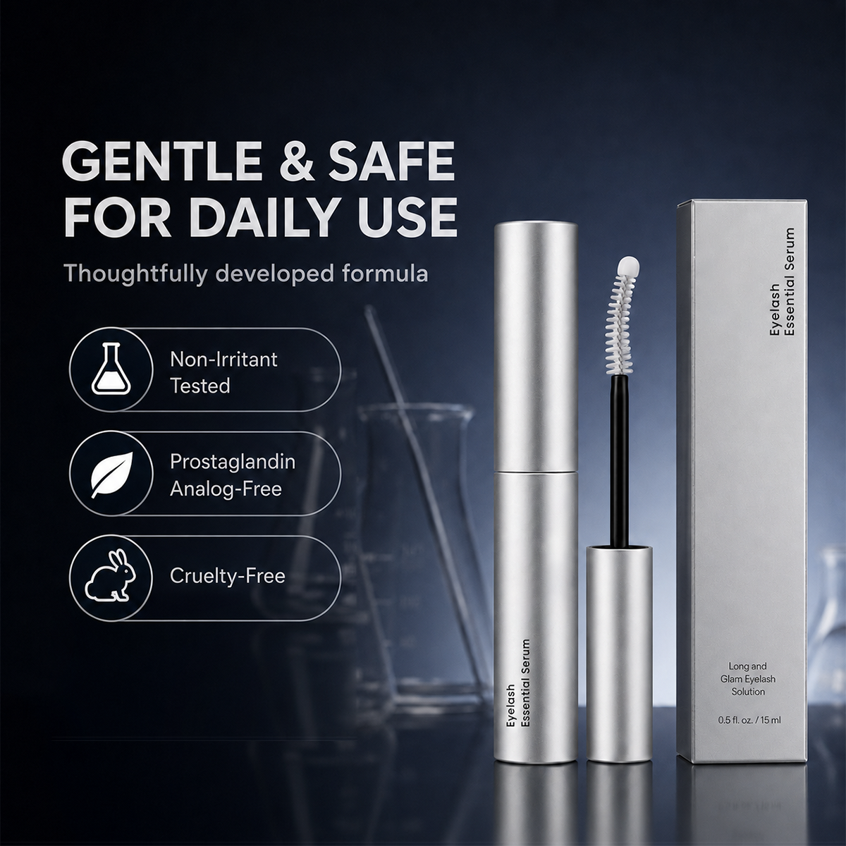 🌸 Essential Eyelash Growth Serum