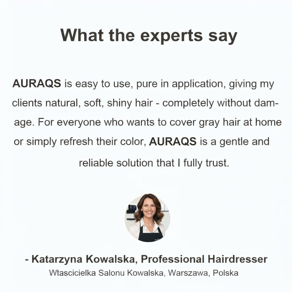 AURAQS® Shampoo – Perfect Color in Just 10 Minutes!